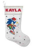 Sonic the Hedgehog Christmas Stocking, Sonic Stocking, Sonic Christmas Gift
