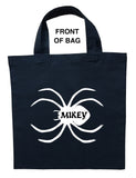 Spider Trick or Treat Bag, Personalized Spider Halloween Bag, Spider Loot Bag, Spider Candy Bag, Custom Spider Tote Bag