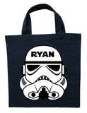 Storm Trooper Trick or Treat Bag - Personalized Storm Trooper Halloween Bag