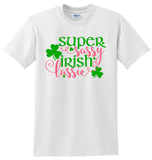 Super Sassy Irish Lassie Children's T-Shirt, St. Patricks Day Shirt for Kids
