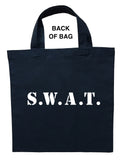 Swat Trick or Treat Bag, Personalized Swat Halloween Bag, Swat Team Loot Bag, Swat Team Bag