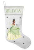 Princess Tiana Christmas Stocking - Personalized and Hand Made Princess Tiana Christmas Stocking