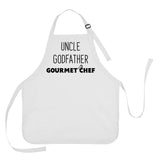 Uncle, Godfather, Gourmet Chef Apron, Godfather Gift, Godfather Apron, Gourmet Chef Apron