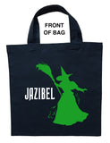 Wicked Witch Trick or Treat Bag, Wicked Witch Halloween Bag, Wicked Witch Loot Bag, Wicked Witch Candy Bag