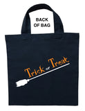 Witch Trick or Treat Bag, Personalized Witch Trick or Treat Bag, Custom Witch Halloween Bag, Witch Loot Bag, Personalized Witch Bag