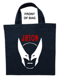 Wolverine Trick or Treat Bag - Personalized Wolverine Halloween Bag