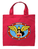 Wonder Woman Trick or Treat Bag - Personalized Wonder Woman Halloween Bag